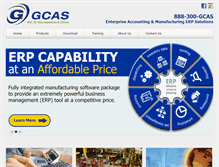 Tablet Screenshot of gcas.com