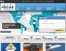 Tablet Screenshot of gcas.ae